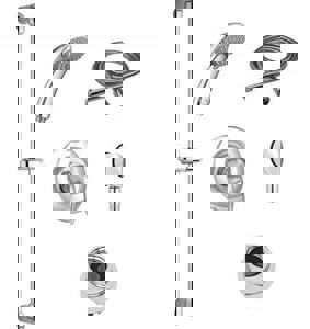 2.5 1HDL LEV P/BAL SHWR TRIM KIT CP
